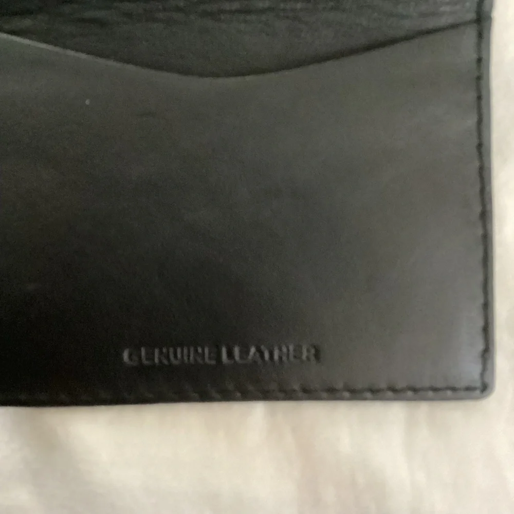 Bass Classic Dark Brown Leather Card Holder